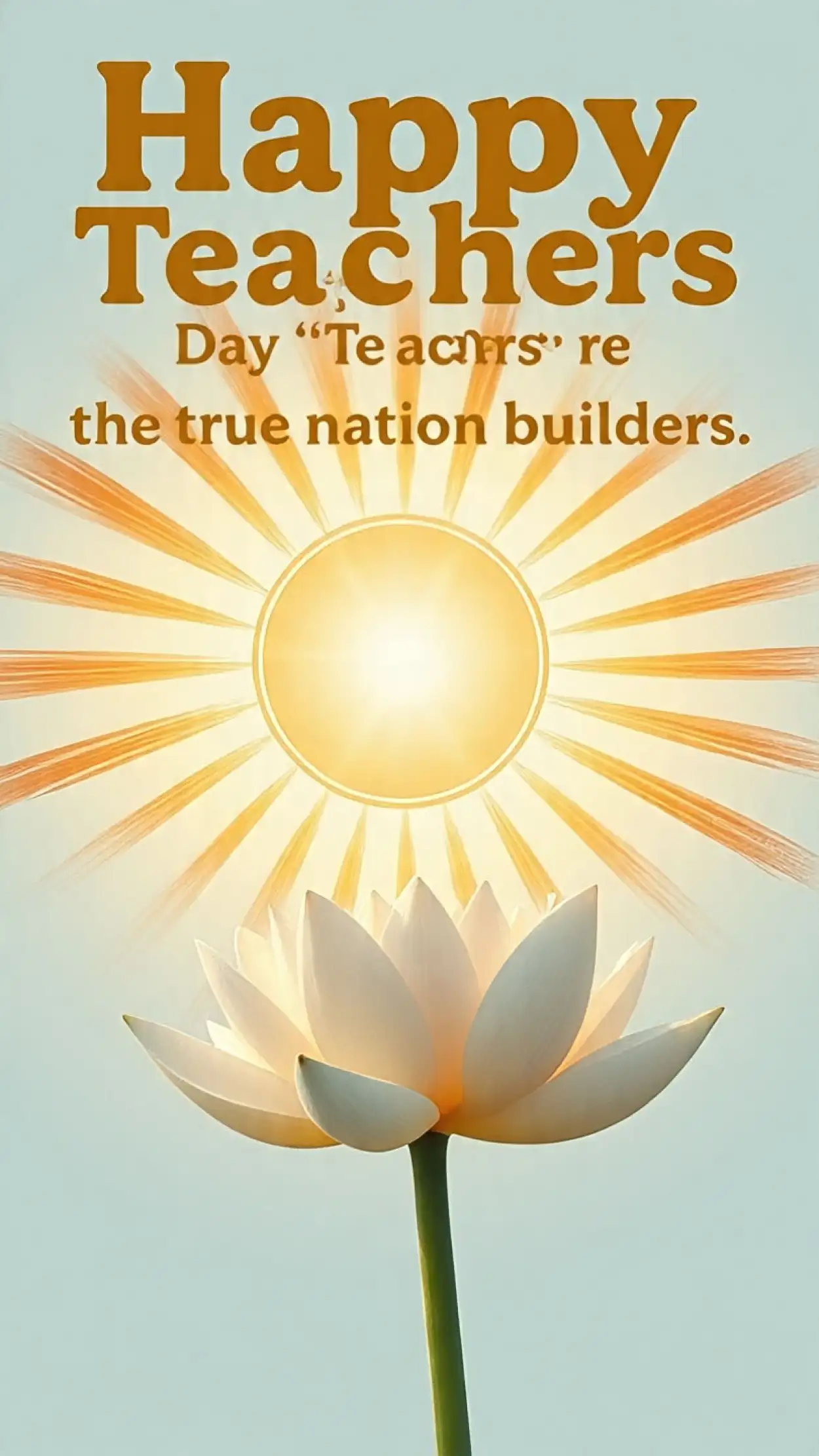 Happy Teachers Day greeting card design free download
