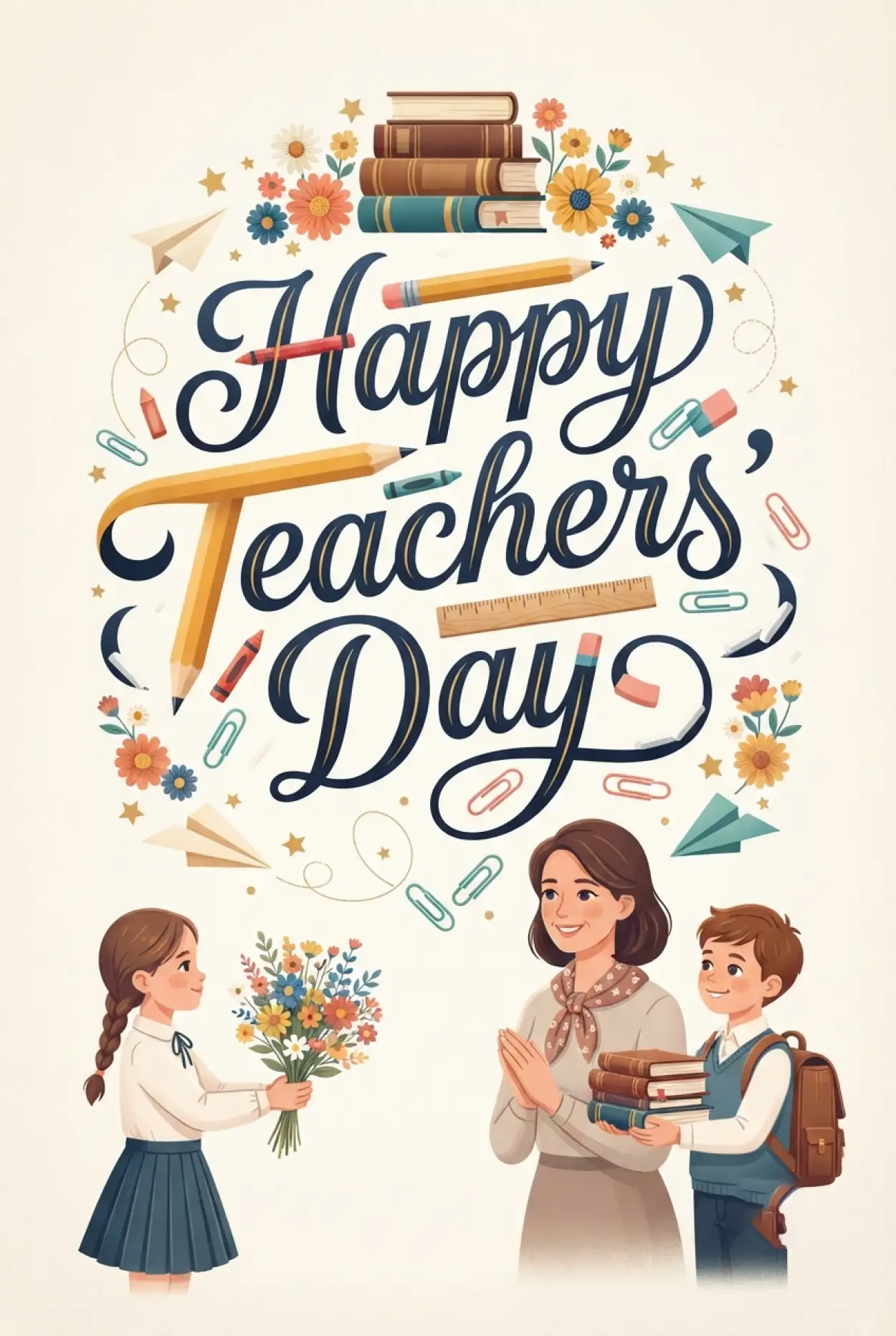 Free Download Happy Teachers Day Greetings Images - High Quality Teachers Day Greetings Image