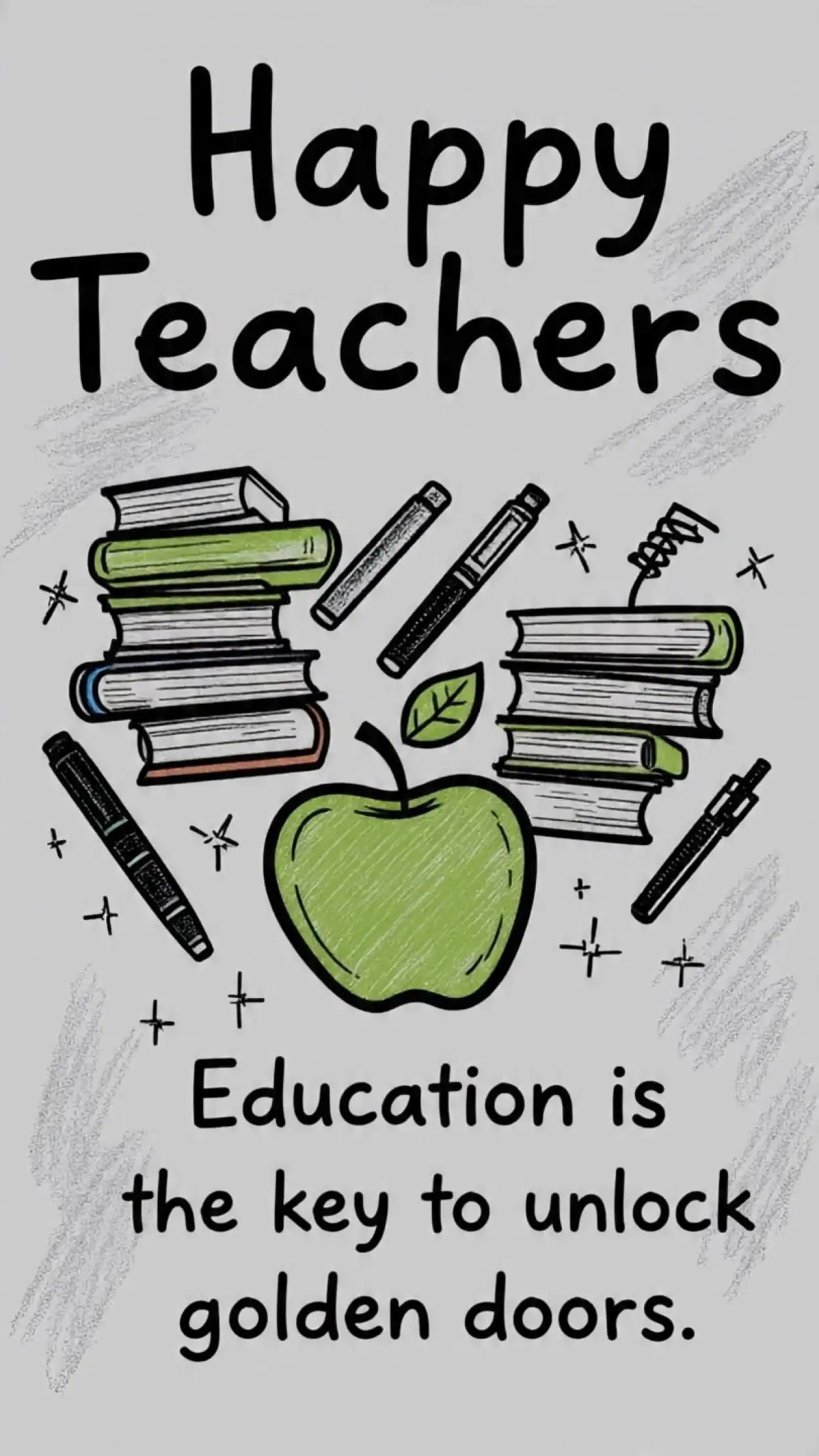 Happy Teachers Day inspirational quotes with book images