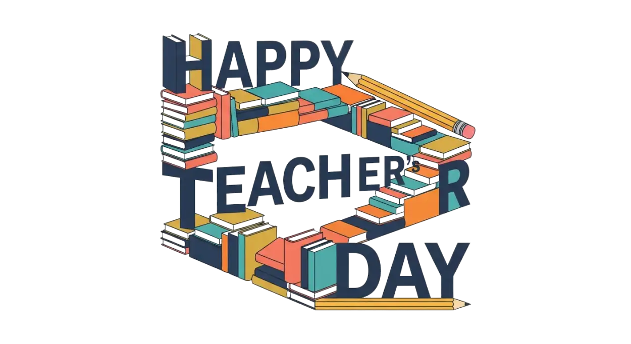 Free Download Happy Teachers Day Text Png - High Quality Teachers Day Png Transparent PNG