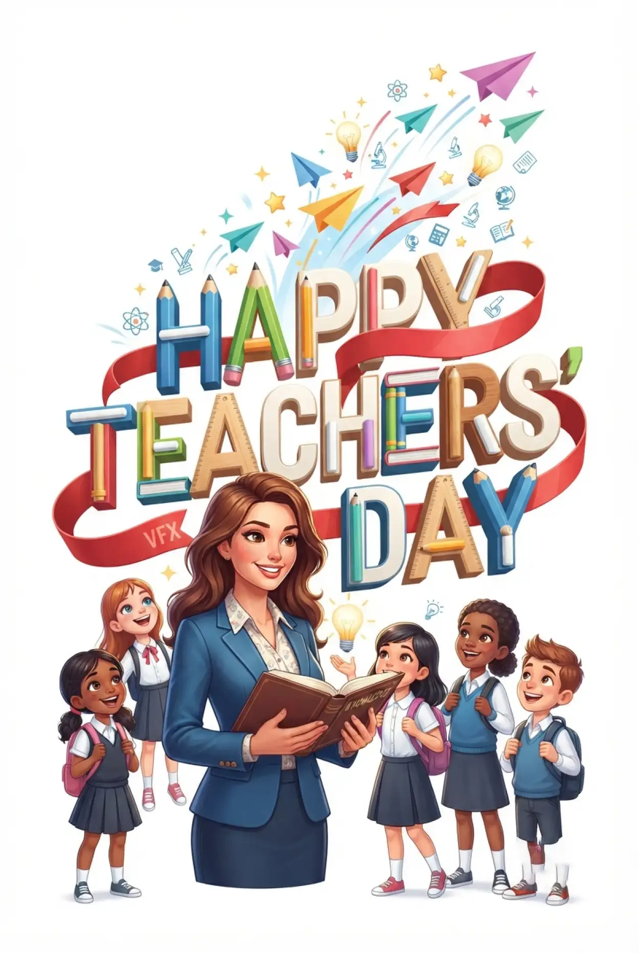 Free Download Happy Teachers Day Wishes For Female Teacher - High Quality Happy Teachers Day Image