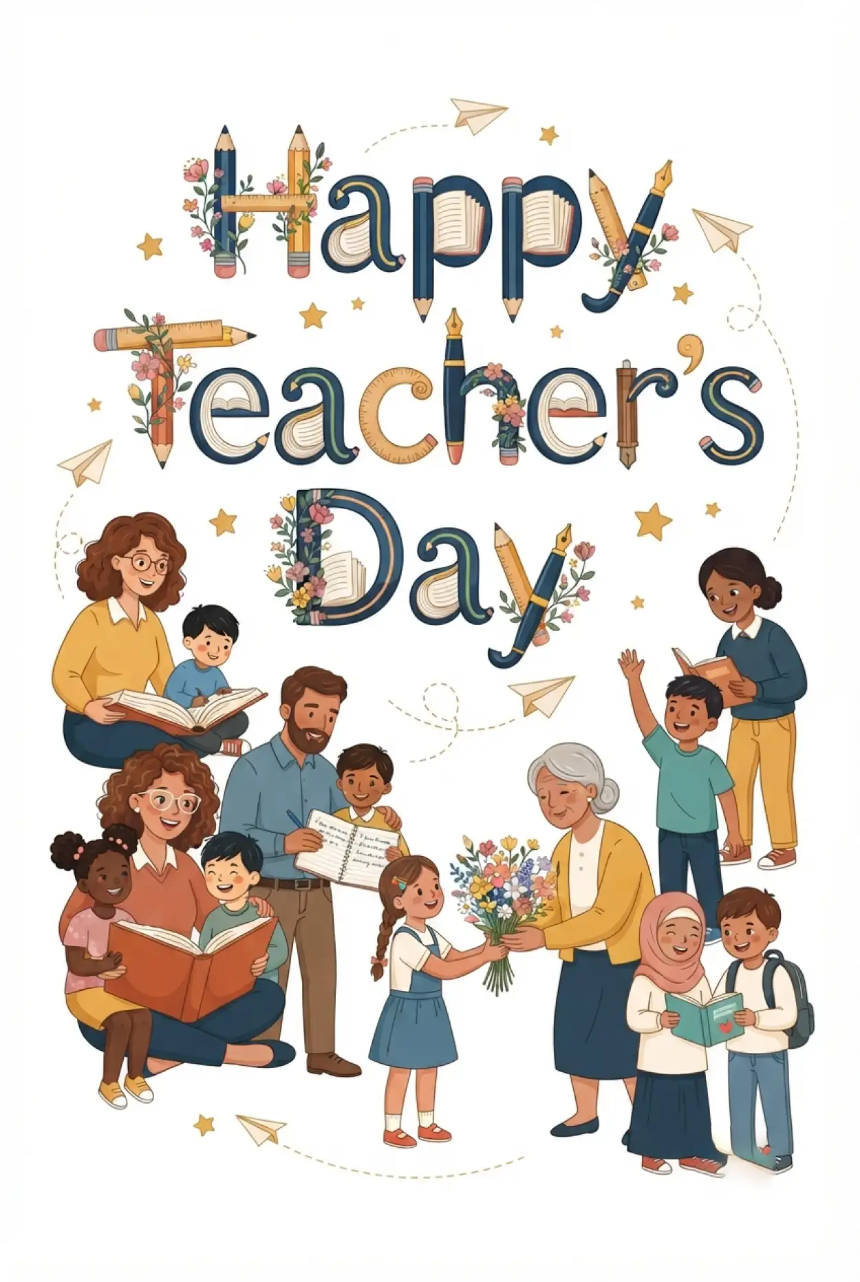Free Download Happy Teachers Day Wishes For Teacher - High Quality Happy Teachers Day Image