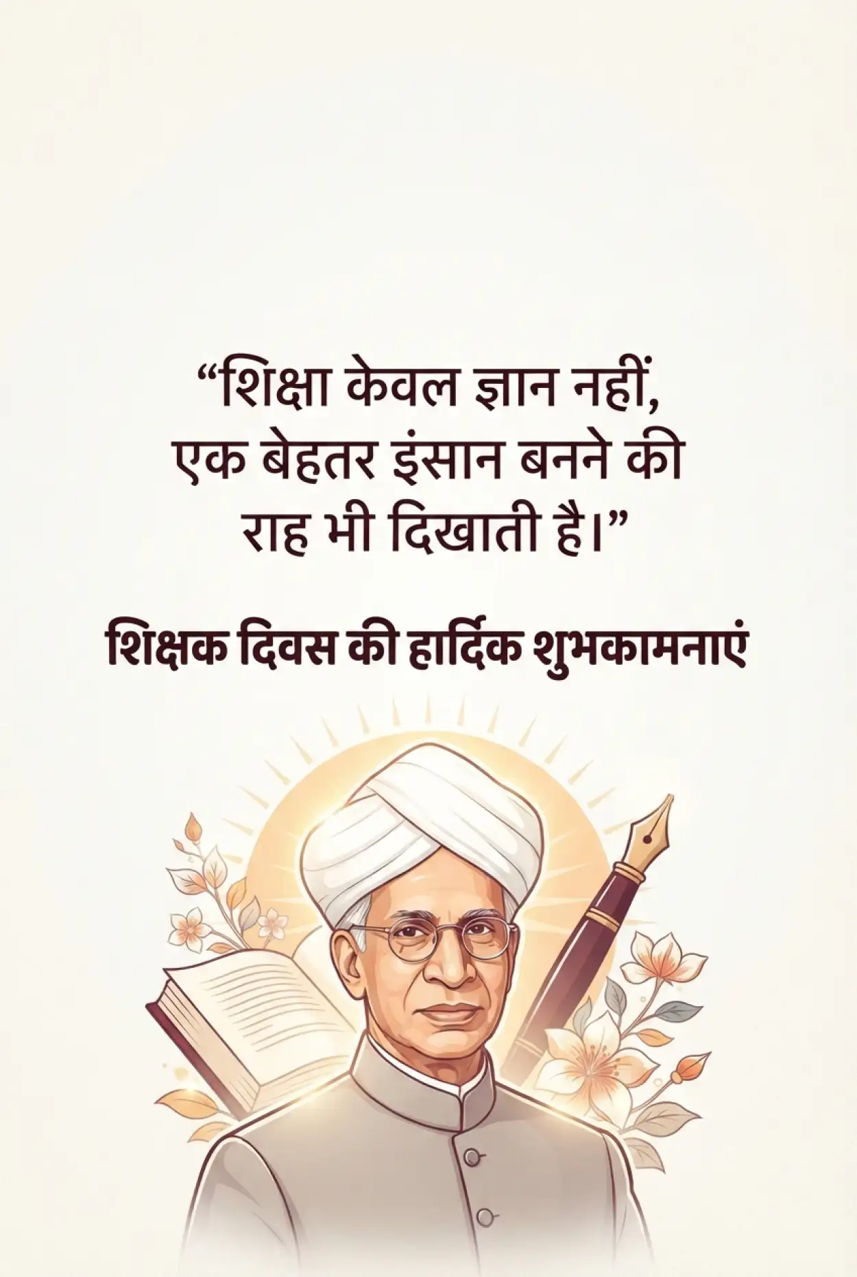 Free Download Happy Teachers Day Wishes In Hindi For Guru - High Quality Teachers Day Wishes In Hindi Image