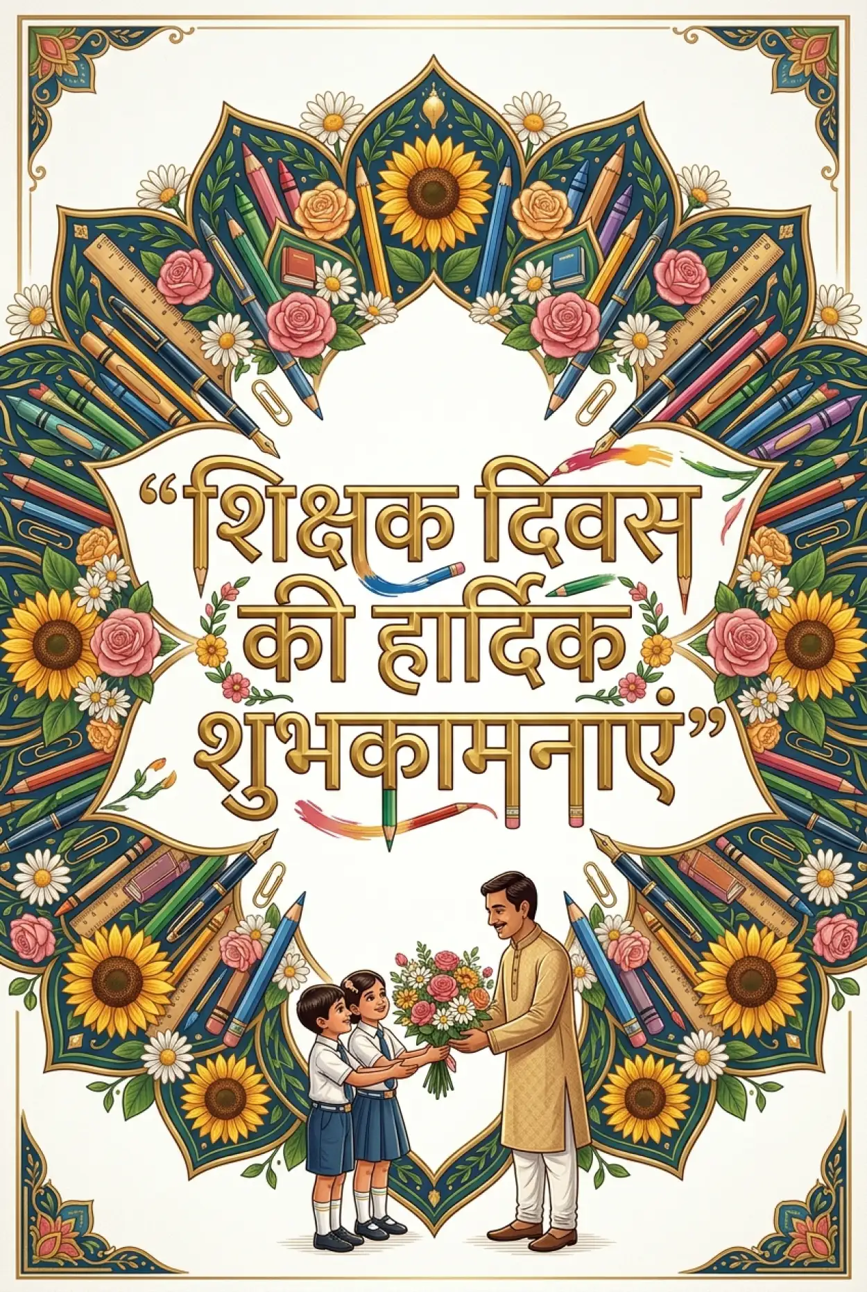 Free Download Happy Teachers Day Wishes In Hindi For Instagram - High Quality Teachers Day Wishes In Hindi Image
