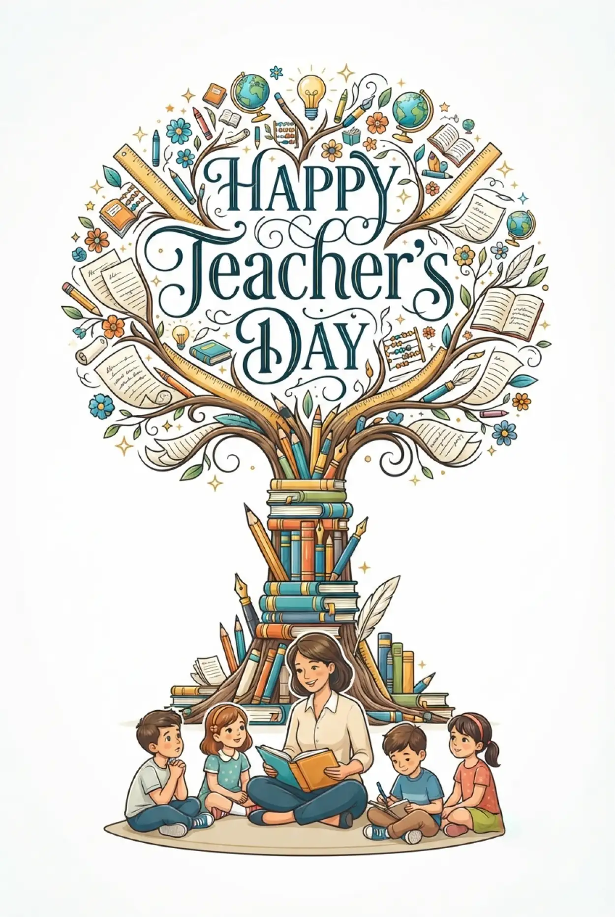 Free Download Happy Teachers Day Wishes - High Quality Happy Teachers Day Image
