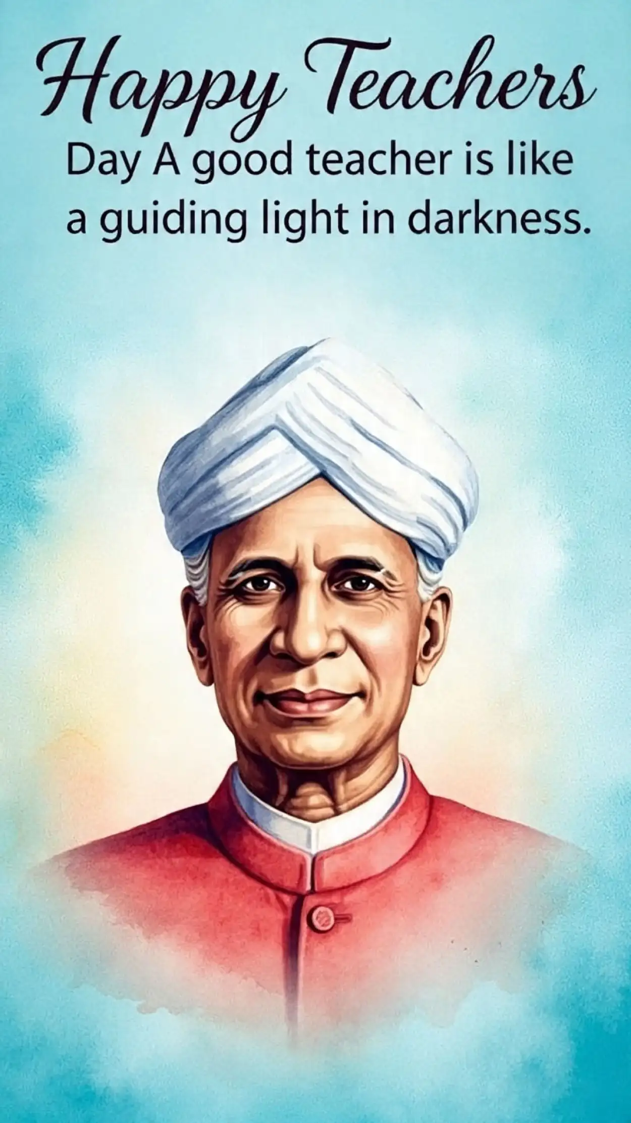 Happy Teachers Day with Sarvepalli Radhakrishnan picture HD