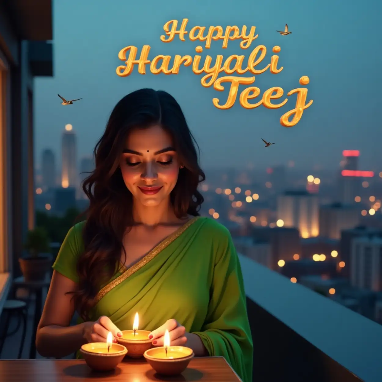 happy teej celebration picture for whatsapp