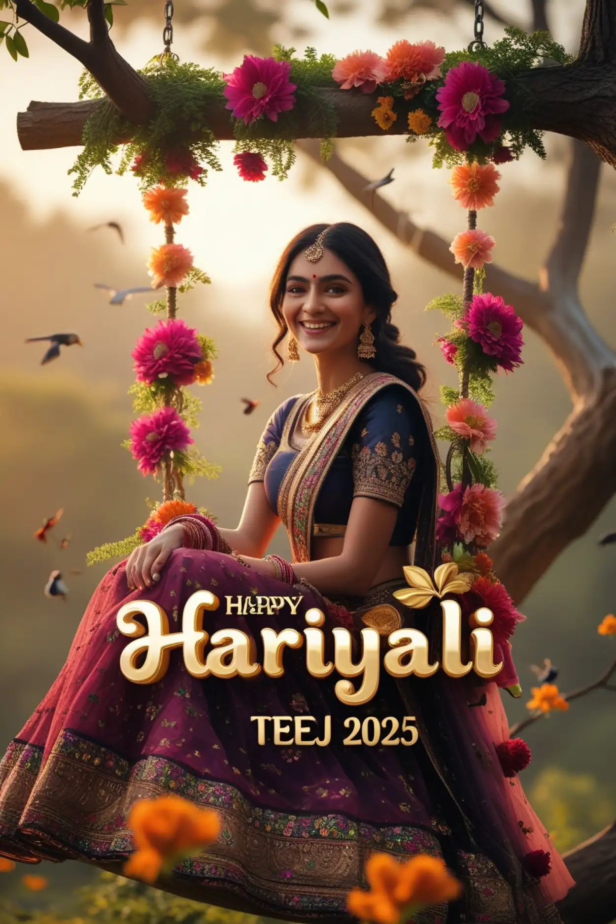 happy teej images in high resolution