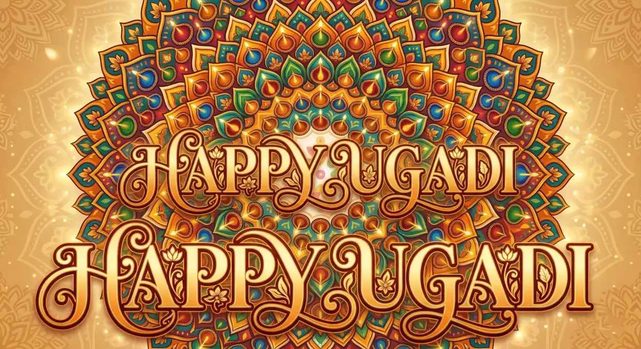 happy ugadi banner design