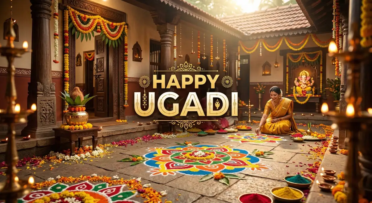 Free Download Happy Ugadi Blessings Wishes - High Quality Happy Ugadi Image