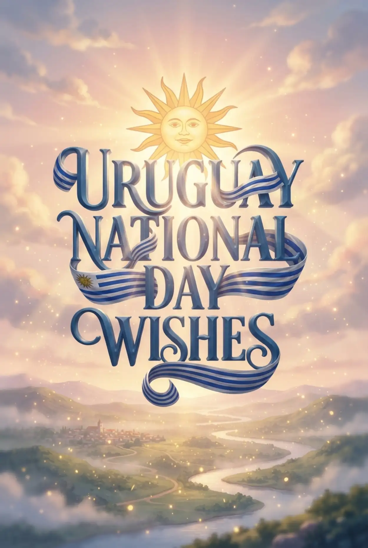 Free Download Happy Uruguay National Day 2026 Wishes And Greetings - High Quality Uruguay Independence Day 2026 Image