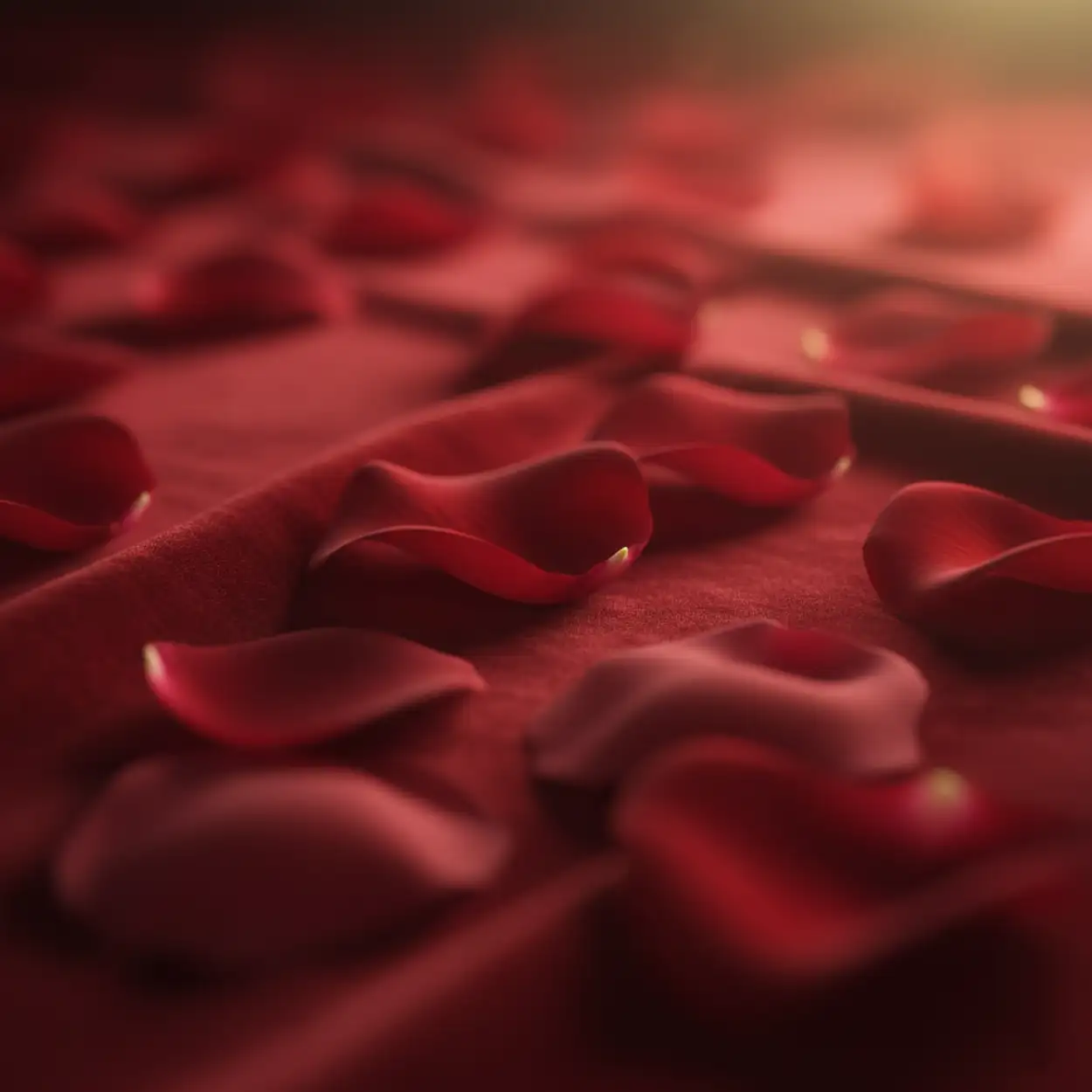 happy valentines day background with soft blur effect