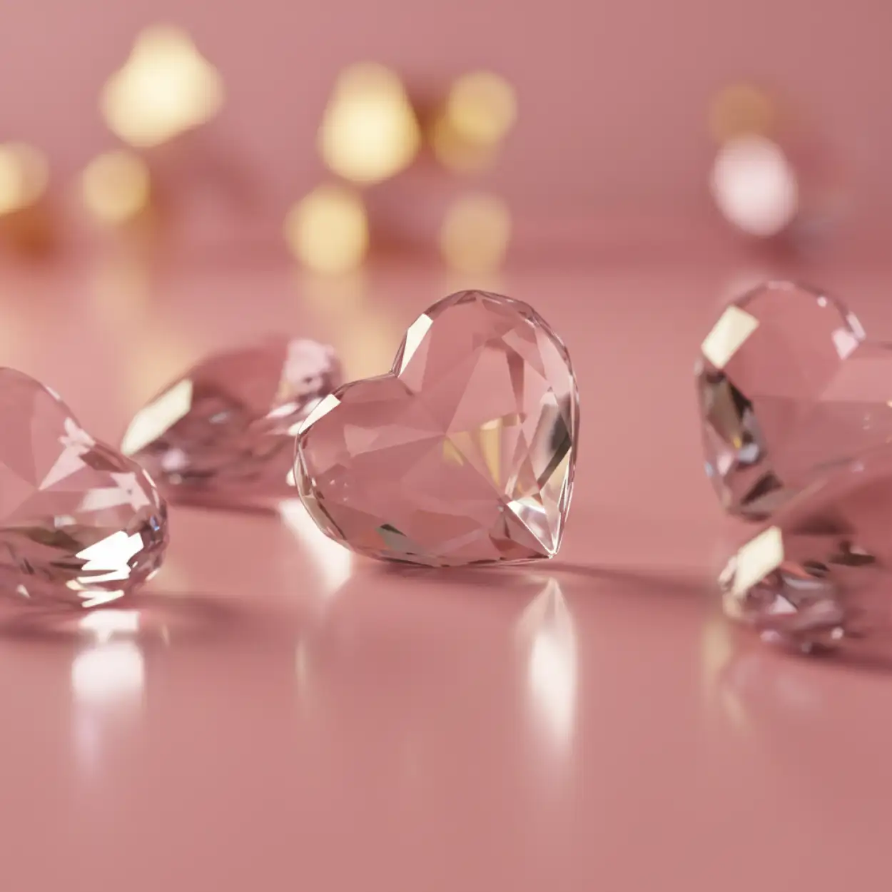 happy valentines day background with soft gradient