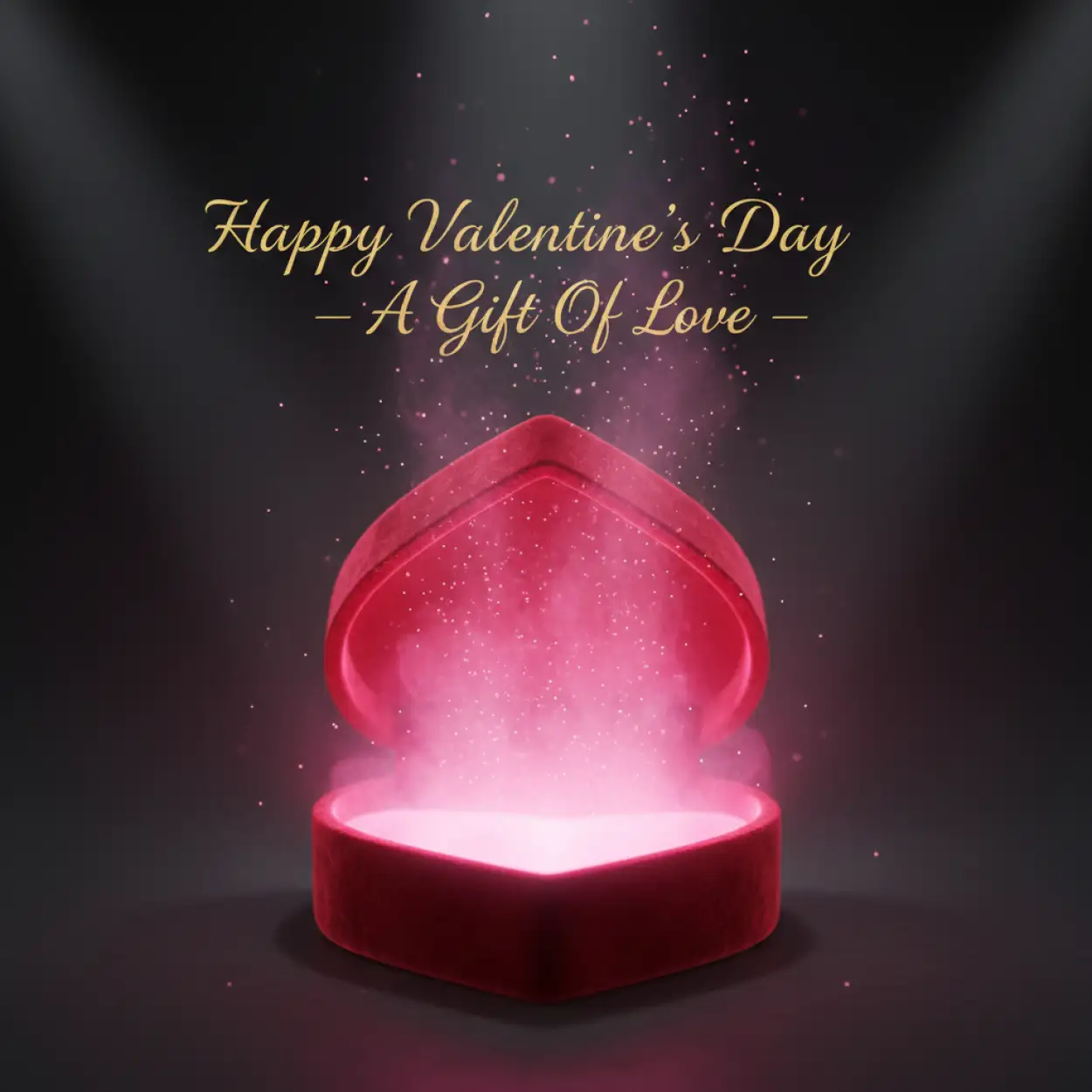 happy valentines day wishes for partner with gift