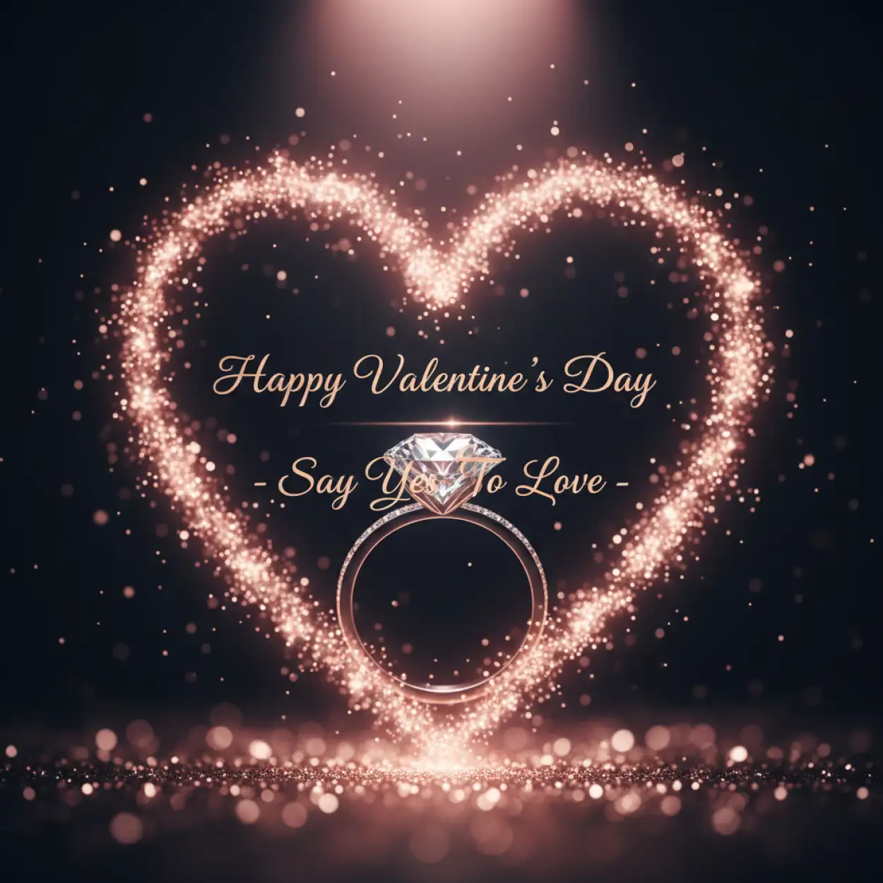 happy valentines day wishes luxury style message