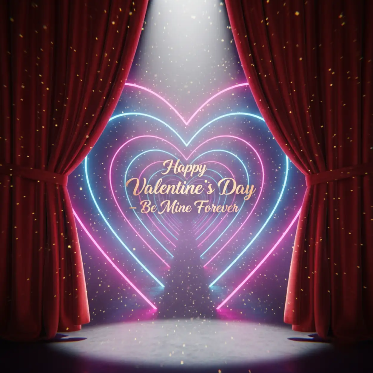 happy valentines day wishes poster text