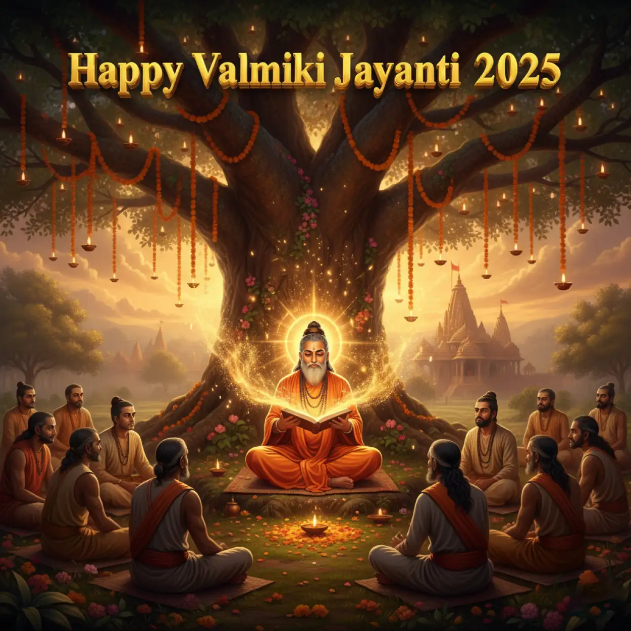 Free Download Happy Valmiki Jayanti 2025 Whatsapp Dp - High Quality Happy Valmiki Jayanti 2025 Background