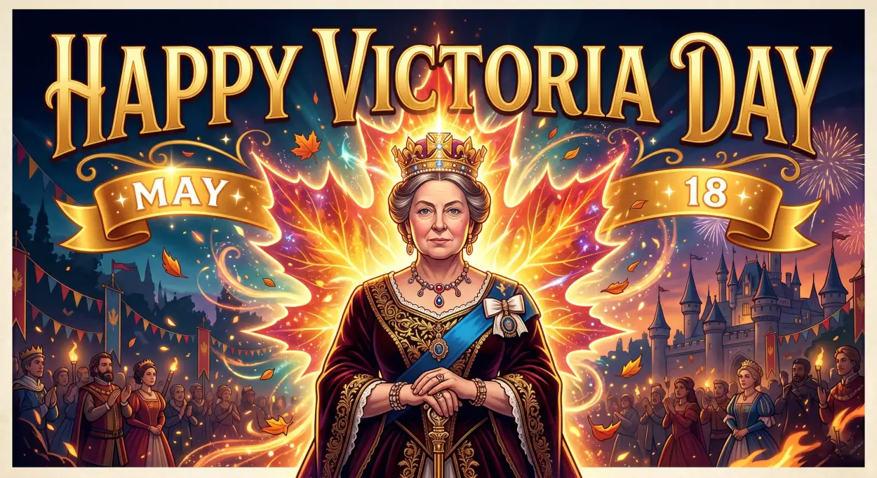 Free Download Happy Victoria Day 2026 Banner Design - High Quality Happy Victoria Day 2026 Image
