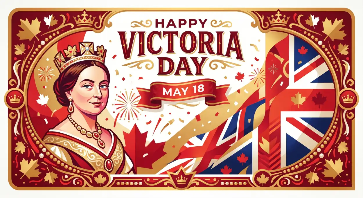 Free Download Happy Victoria Day 2026 Celebration Vector - High Quality Happy Victoria Day 2026 Image
