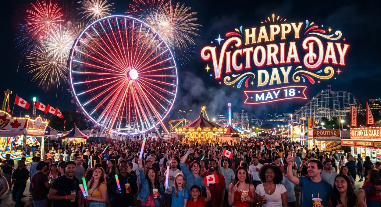 Free Download Happy Victoria Day 2026 Festive Social Media Banner - High Quality Happy Victoria Day 2026 Image