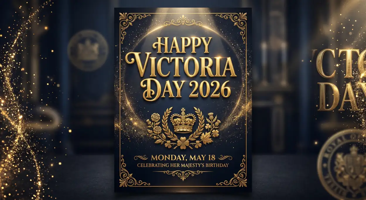 Free Download Happy Victoria Day 2026 Greeting Poster Ideas - High Quality Happy Victoria Day 2026 Image
