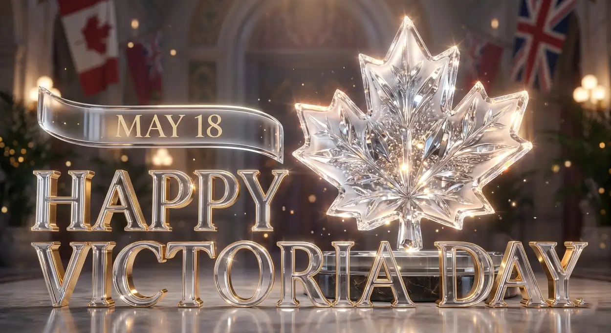 Free Download Happy Victoria Day 2026 Holiday Celebration Banner - High Quality Happy Victoria Day 2026 Image