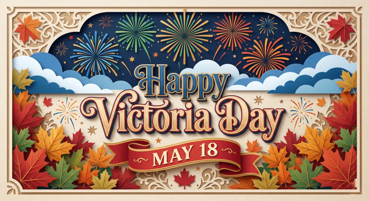 Free Download Happy Victoria Day 2026 Patriotic Background - High Quality Happy Victoria Day 2026 Background Image