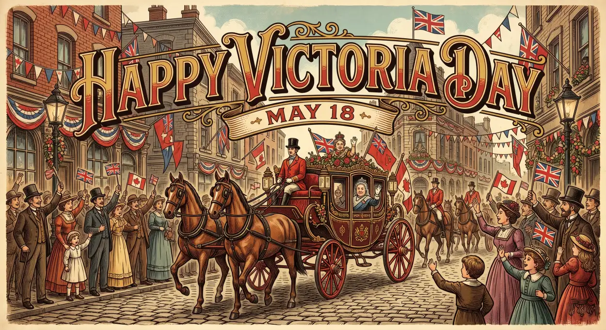 Free Download Happy Victoria Day 2026 Patriotic Illustration - High Quality Happy Victoria Day 2026 Image