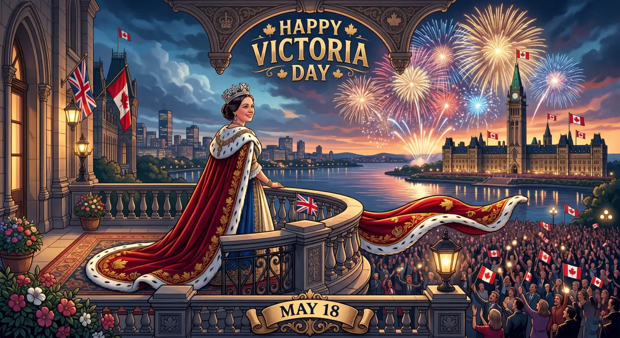 Free Download Happy Victoria Day 2026 Png Images - High Quality Happy Victoria Day 2026 Transparent PNG