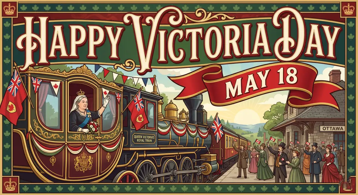 Free Download Happy Victoria Day 2026 Public Holiday Graphics - High Quality Happy Victoria Day 2026 Image