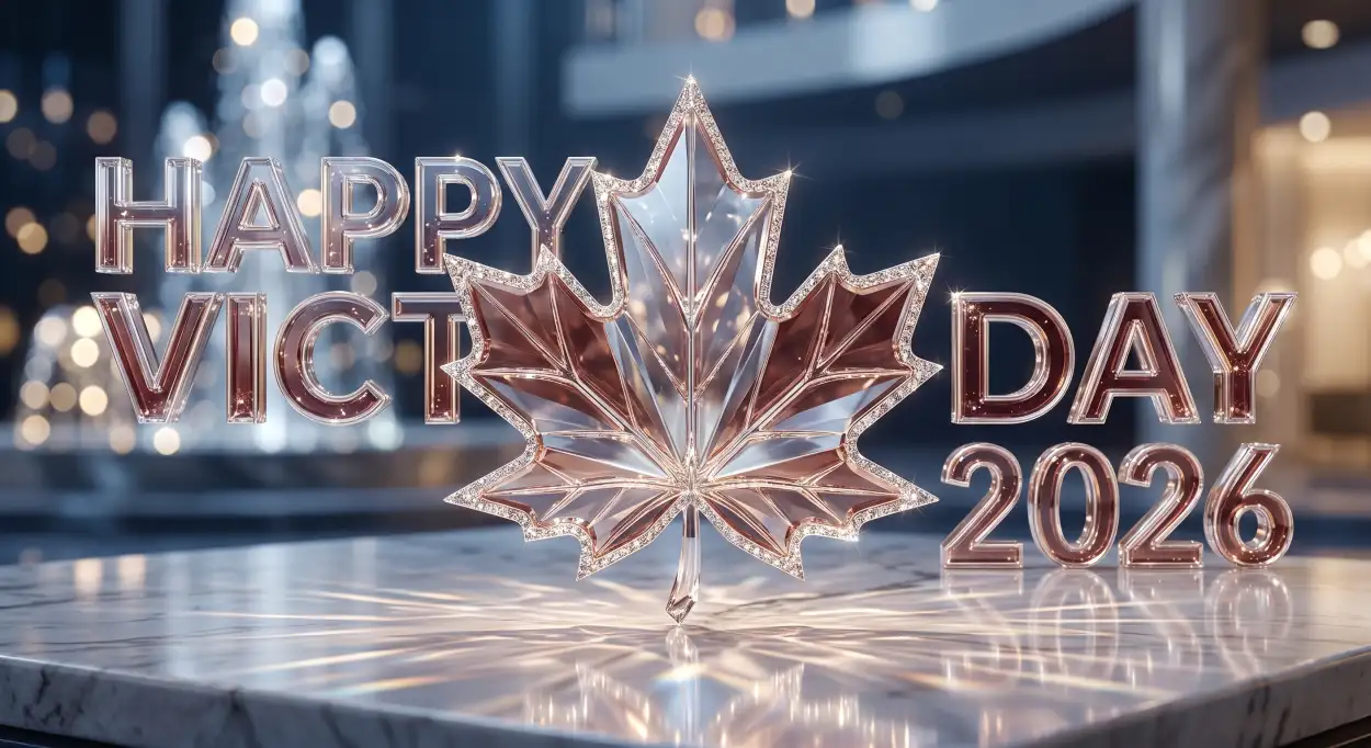 Free Download Happy Victoria Day 2026 Red Maple Leaf Vector - High Quality Happy Victoria Day 2026 Image