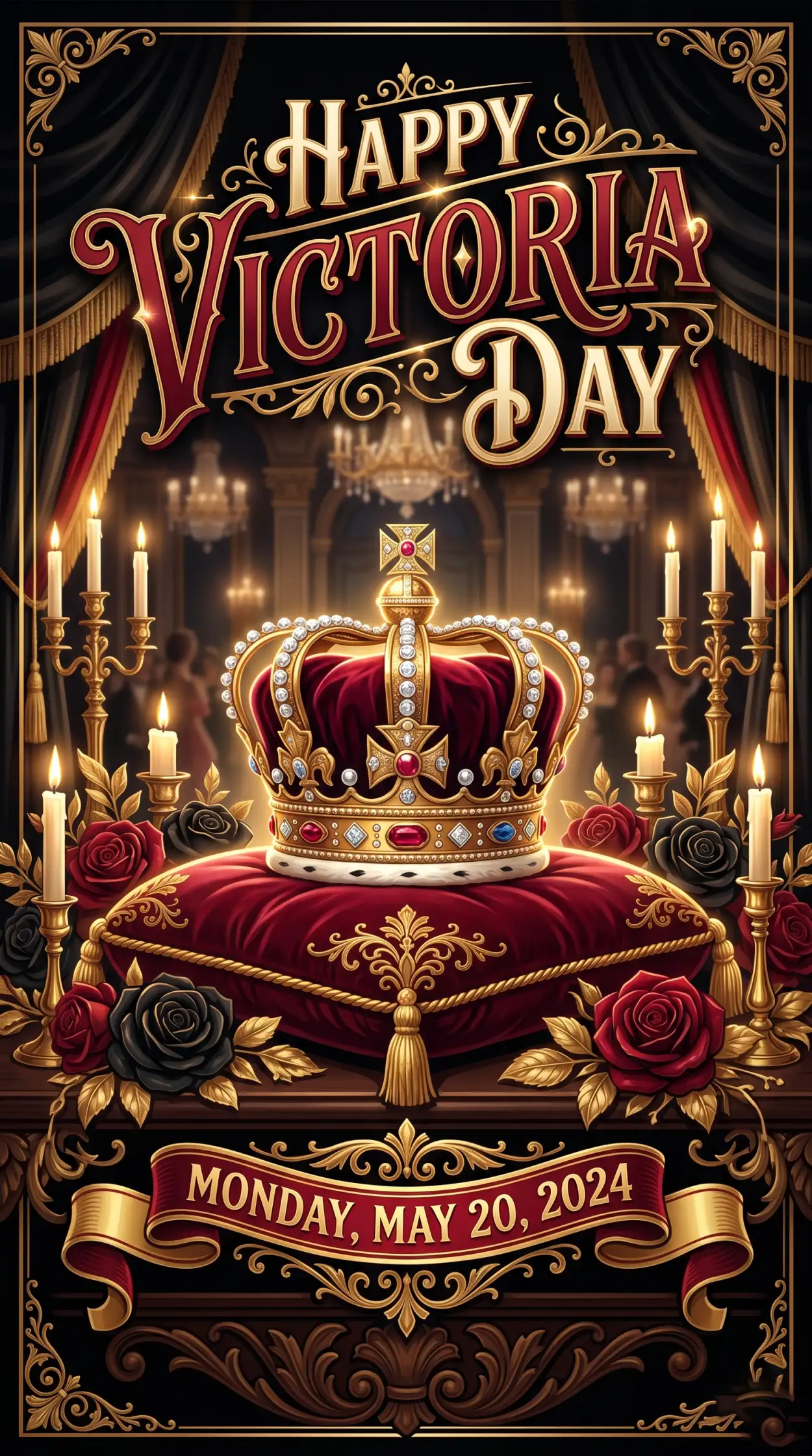 Free Download Happy Victoria Day 2026 Royal Theme Wallpaper - High Quality Happy Victoria Day 2026 Image