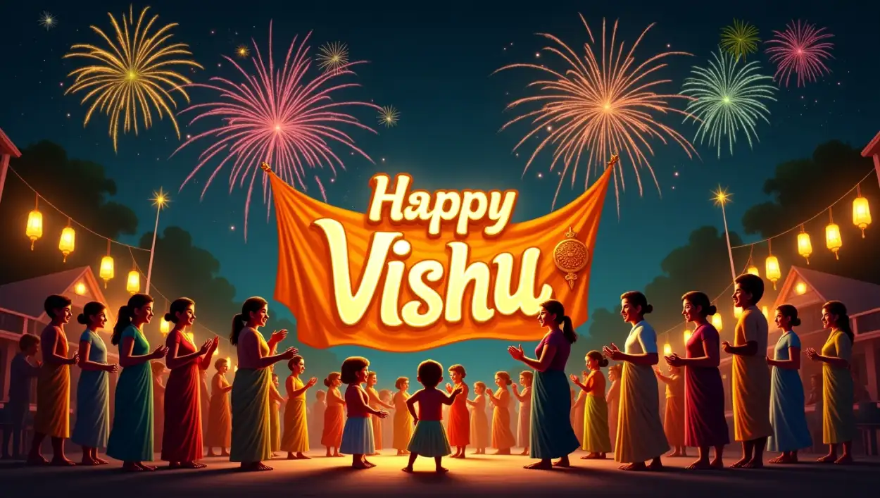 Happy Vishu 2025 HD wallpapers free