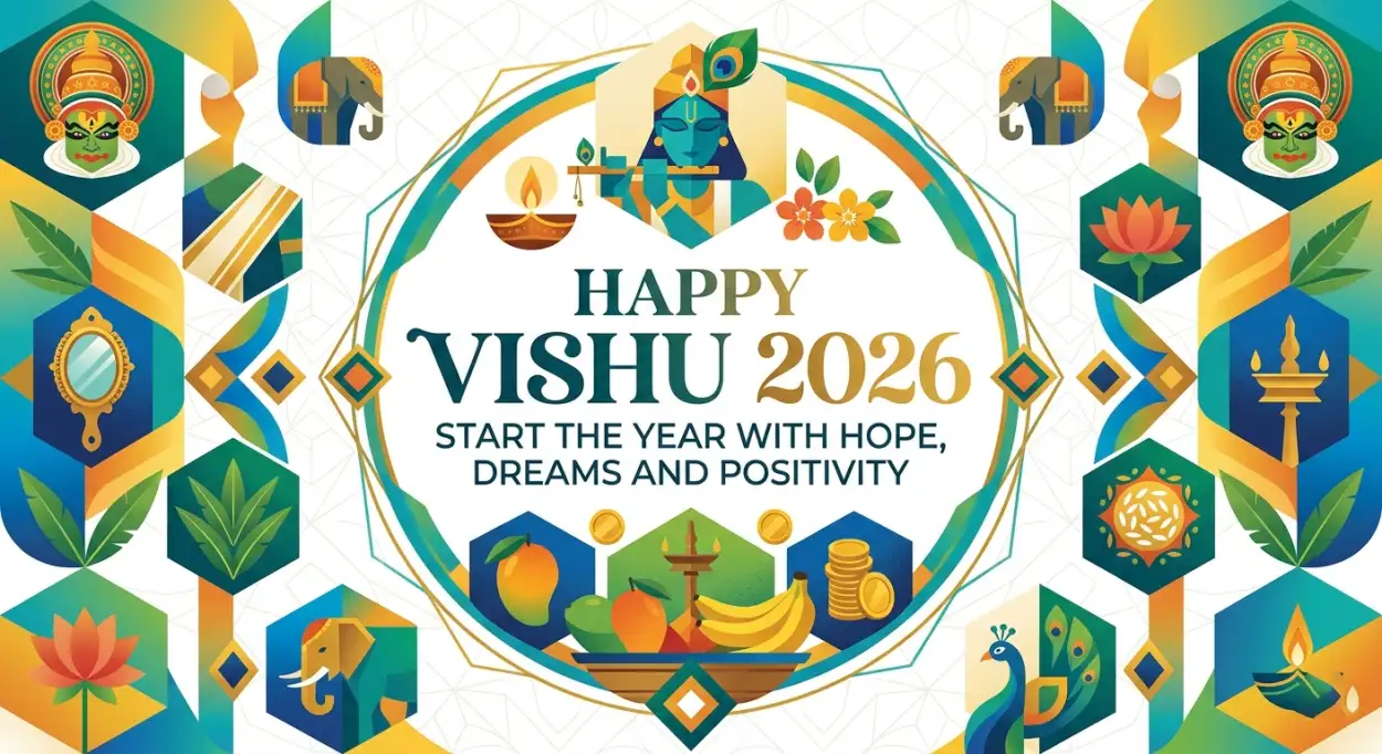 Free Download Happy Vishu 2026 Wishes Creative Poster Ideas - High Quality Happy Vishu 2026 Wishes Image