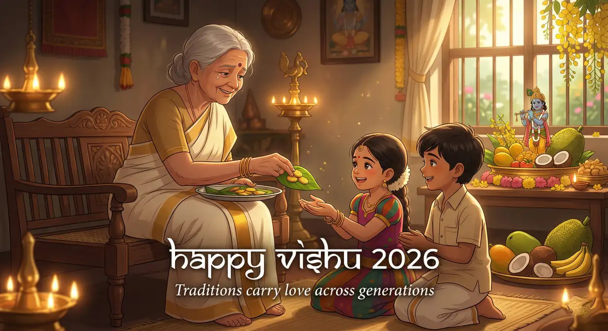 Free Download Happy Vishu 2026 Wishes For Teachers And Students - High Quality Happy Vishu 2026 Wishes Image