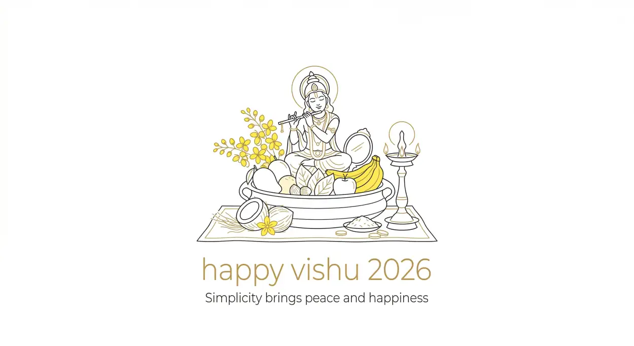 Free Download Happy Vishu 2026 Wishes Free Png Images Transparent Background Download - High Quality Happy Vishu 2026 Wishes Transparent PNG