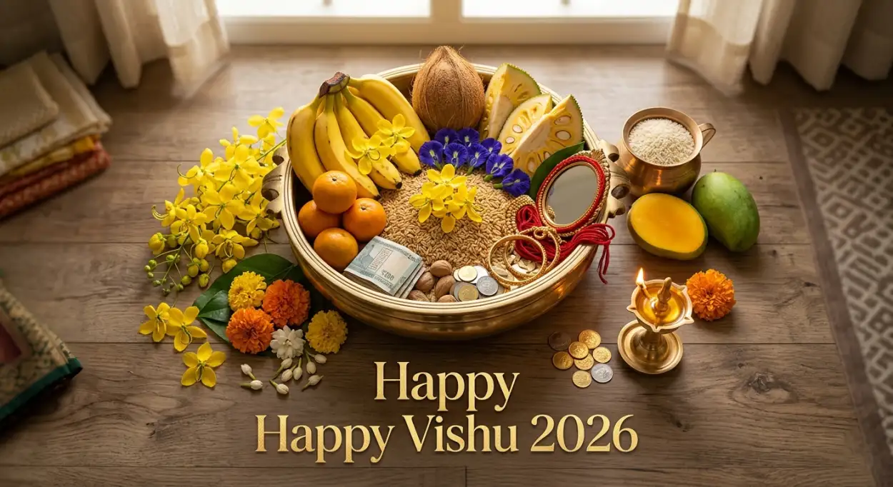 Free Download Happy Vishu 2026 Wishes Images For Pinterest Pin Viral Content - High Quality Happy Vishu 2026 Wishes Image
