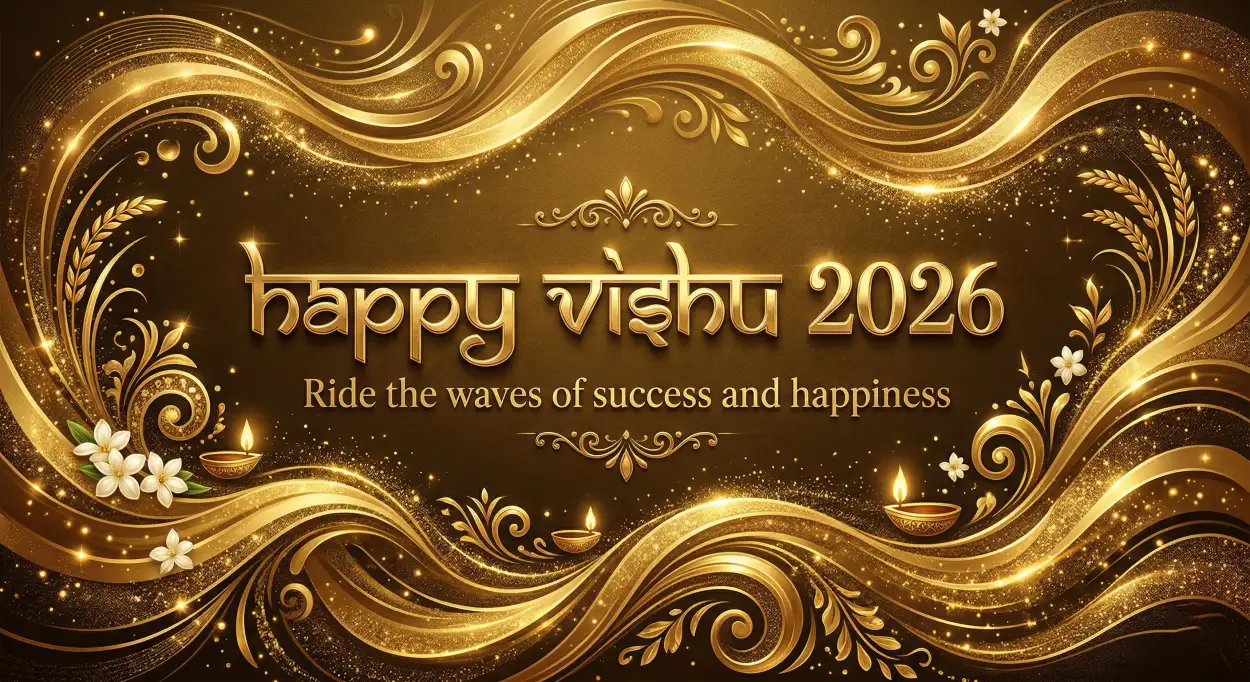 Free Download Happy Vishu 2026 Wishes Special Occasion Text - High Quality Happy Vishu 2026 Wishes Image