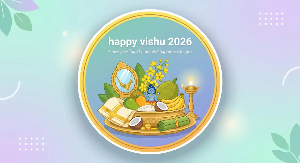 Free Download Happy Vishu 2026 Wishes Status For Instagram - High Quality Happy Vishu 2026 Wishes Image