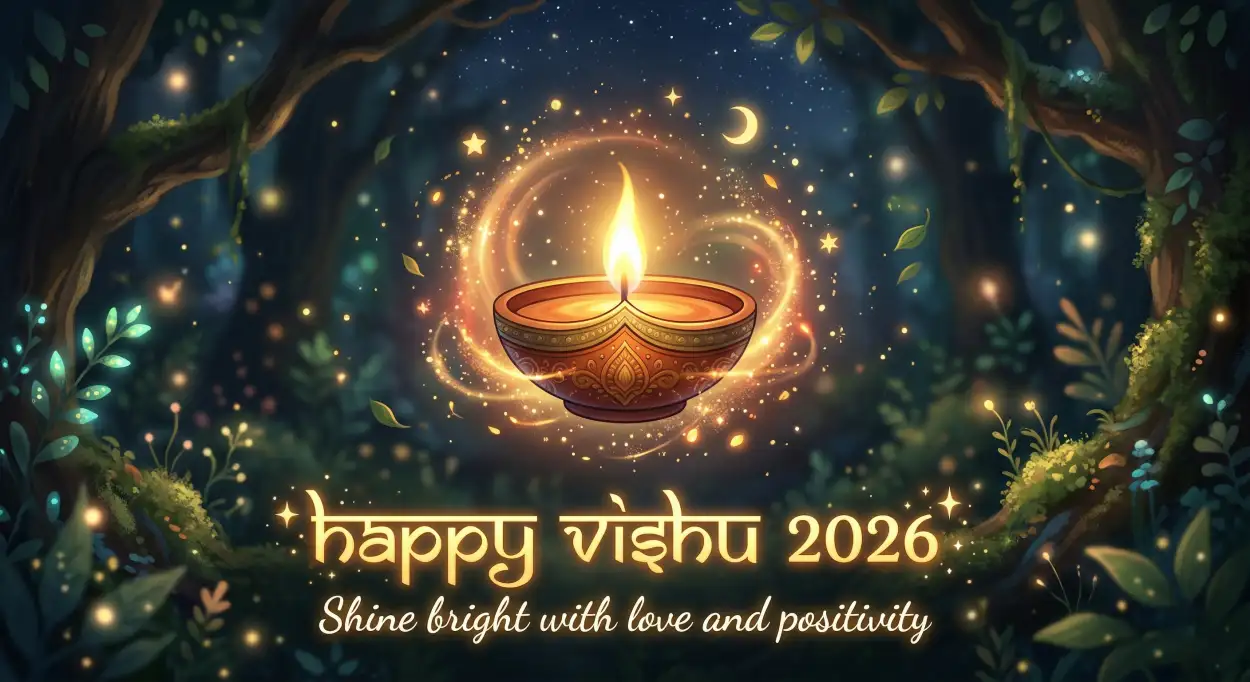 Free Download Happy Vishu 2026 Wishes Whatsapp Dp Images With Name Edit Option - High Quality Happy Vishu 2026 Wishes Image