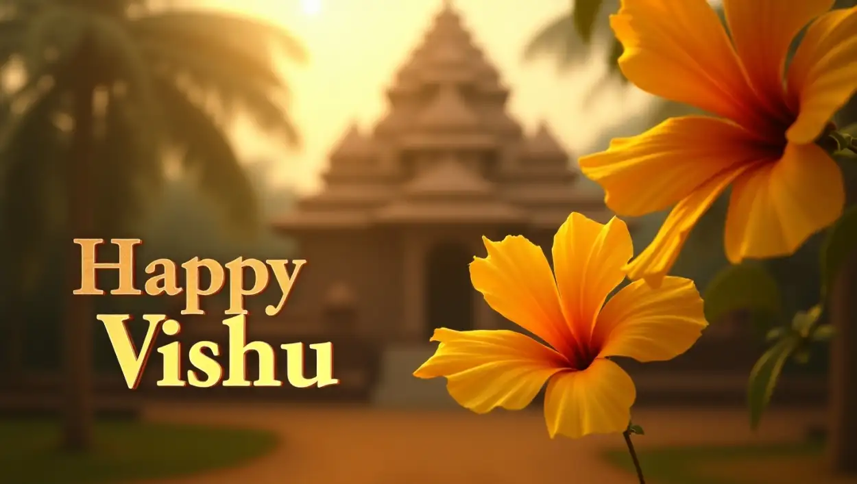 Free Download Happy Vishu Images With Name Edit - High Quality Happy Vishu Background