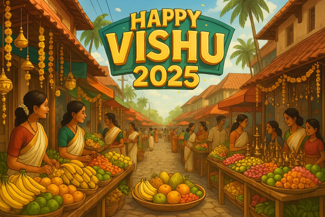 Happy Vishu wishes photo for status