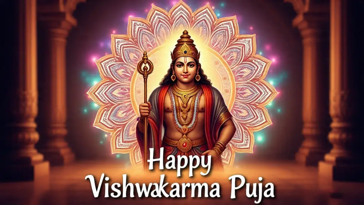 Free Download Happy Vishwakarma Puja Wishes Photo Frame - High Quality Happy Vishwakarma Puja Wishes Background