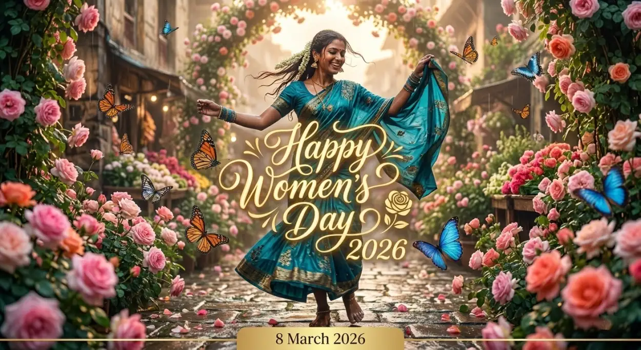 happy womens day wishes beautiful hd poster