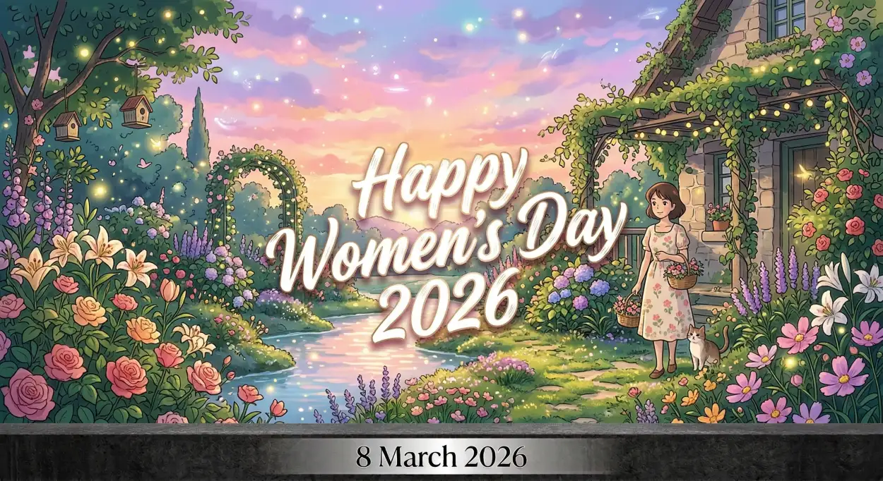 happy womens day wishes png transparent