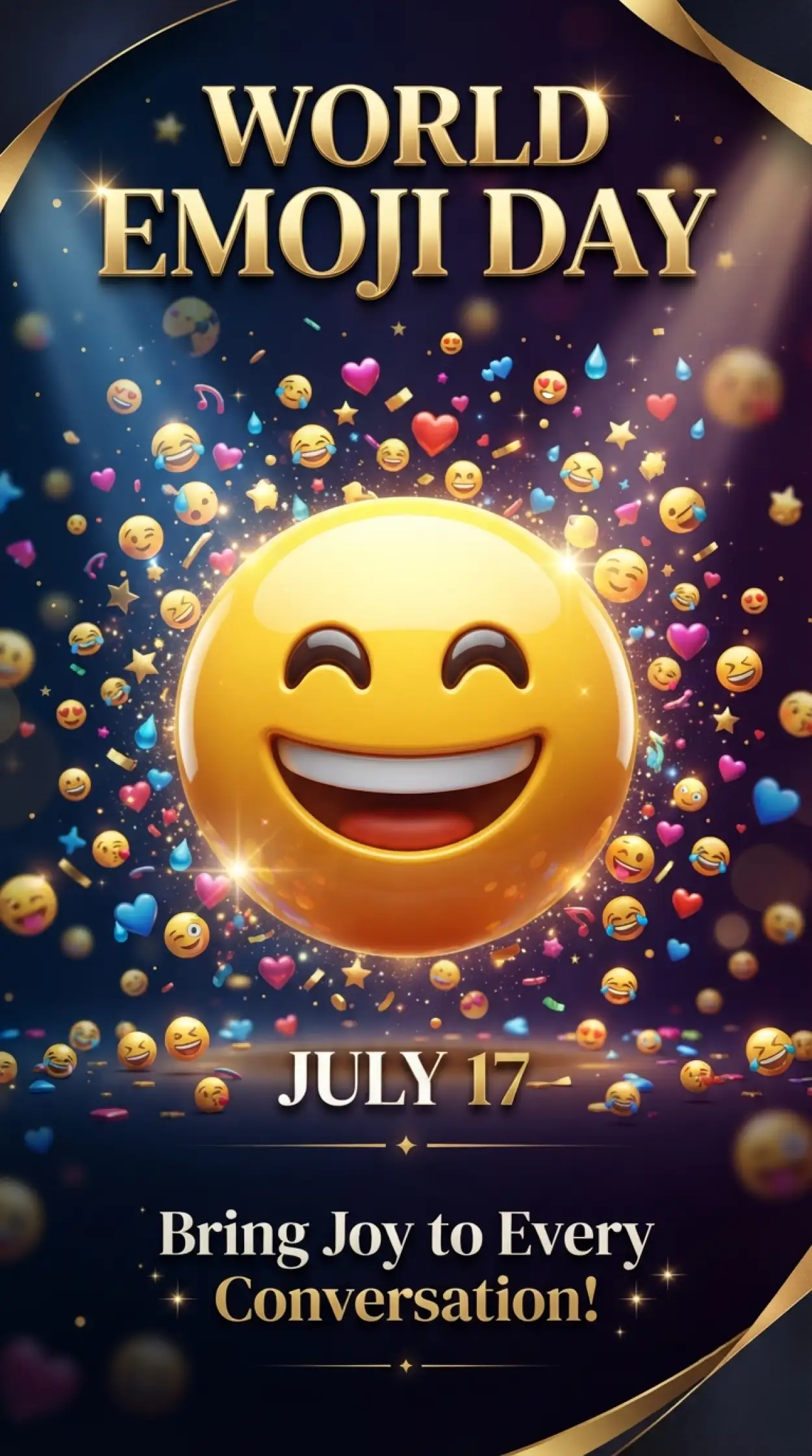 Free Download Happy World Emoji Day 2026 Social Media Post - High Quality World Emoji Day 2026 Image