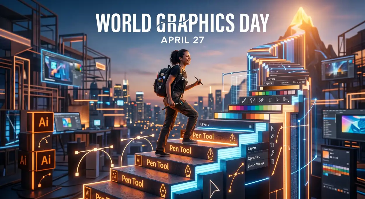 Free Download Happy World Graphics Day 2026 Images - High Quality World Graphics Day 2026 Image