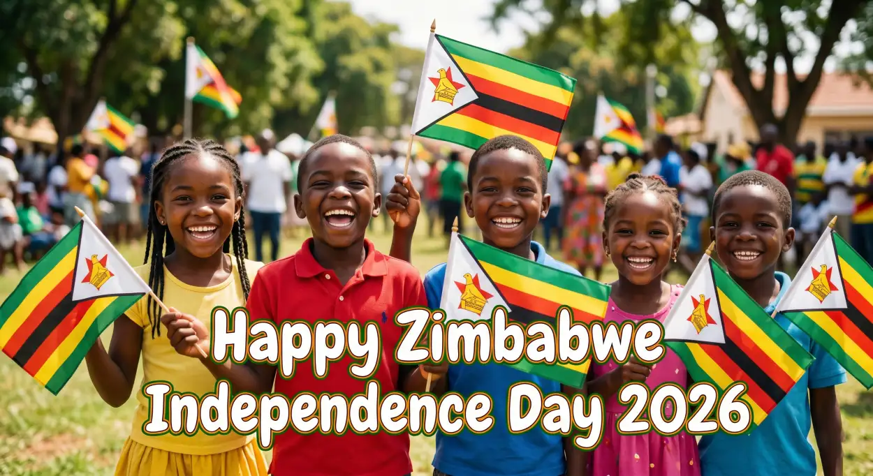 Free Download Happy Zimbabwe Independence Day 2026 Wishes - High Quality Happy Zimbabwe Independence Day 2026 Image