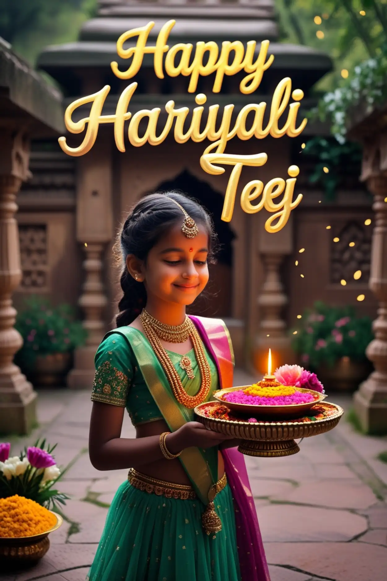 hariyali teej celebration ideas at home