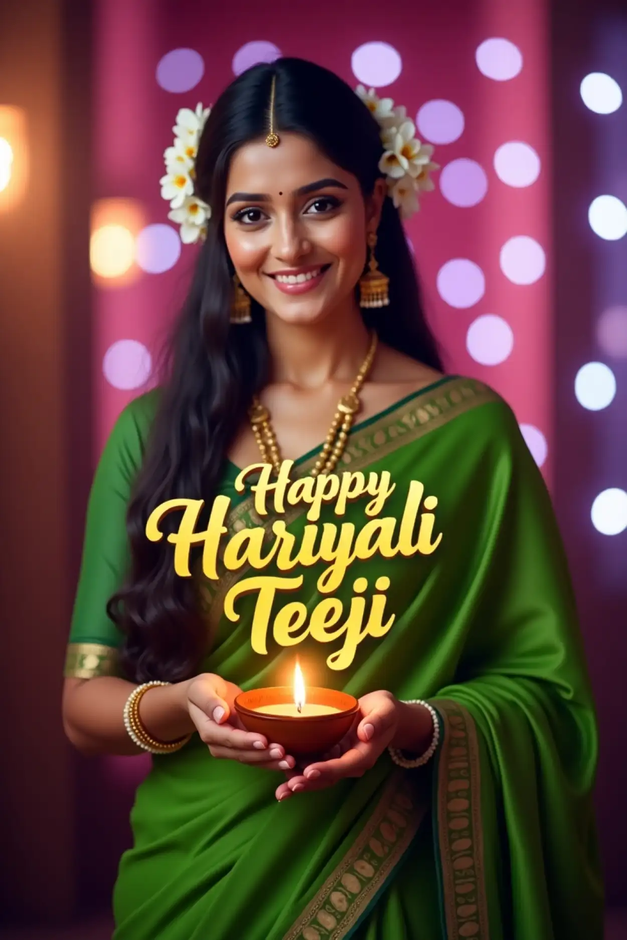 hariyali teej celebration transparent png 2025